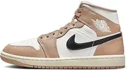 [Jordan] Women's Air 1 Mid Sail/Black-Desert (BQ6472 103)