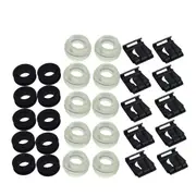 Automatic Transmition Gear Rod Shift Linkage Shifter Bushing Clip Kit For Mercedes-Benz W114 W115 W124 W201 W202 A1159920310 multi