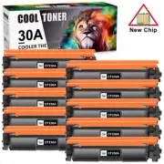 10PK Toner Compatible with HP 30A CF230A LaserJet Pro M203dw M227fdn M227fdn MFP