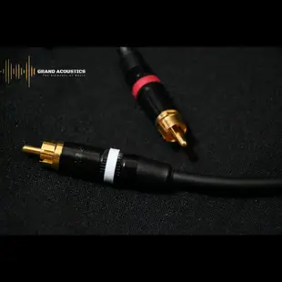 【Grand Acoustics】純手工訂製 日本 MOGAMI 2549 RCA 訊號線 一對 錄音室等級 鍍金