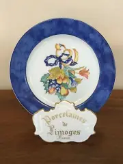 Bernardaud BORGHESE Royal Blue 8 3/8” Accent Salad Plate(s): MINT