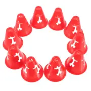 10 Pcs Training Logo Barrels Sports Spot Marker Cones Fitness Child