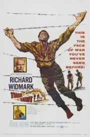 Time Limit poster center left Richard Widmark 1957 Old Film Movie Photo