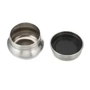 Paint Pot Container Cup Palette Cups with Lid and Clip Silver 2" x 1.8"