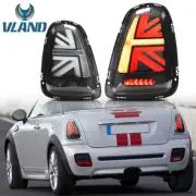 VLAND LED Tail Lights For Mini Cooper R56 R57 R58 R59 2007-2013 Transparent Lens (for: Mini)
