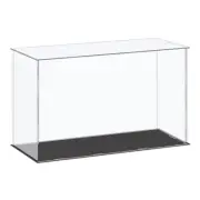 Acrylic Display Case Plastic Box Cube Storage Box Clear 41x16x25.5cm