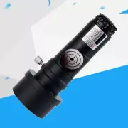 Red laser collimator includes removable 2" adapter for reflector telescope