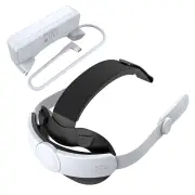 DOBE TY-3878 Adjustable Battery Head Strap Replacement with 18500mWh Battery Pack Helmet Headband Charger for Meta Quest