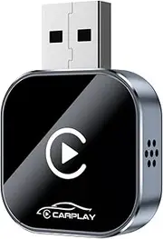 CarPlay Wireless Adapter, CUBTEM Conversion from Wired to Wireless with USB/Type-C, Stable Connection and No Delay, Compatible with iPhone V30