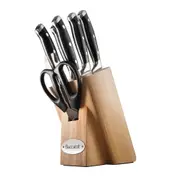 Baccarat Artisan Licht 7 Piece Knife Block - Robins Kitchen