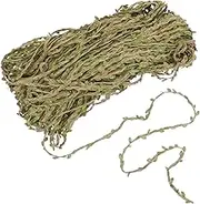 WOONEKY Artificial Vine Hanging Greenery Garland Braided Jute Twine with Faux Leaves for Jungle Themed Birthday Party Decorations Home Garden Decor Durable Easy to Use