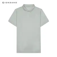 在飛比找蝦皮購物優惠-Giordano MEN 男士液體觸感修身短袖 Polo 衫