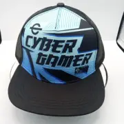 ESX360 Hat Boys Blue & Black Adjustable Mesh Back Cyber Gamer One Size