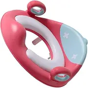 Yardwe Potty Training Seat with Slip Handles Training Ring for Safe Transition Fits Toilets Front Heightening Urinal Design Easy to Install Guard Seat