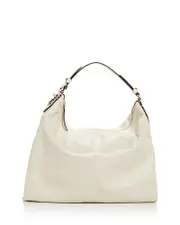 Jimmy Choo Ana Hobo Leather Shoulder Bag OS