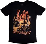 [Rock Off officially licensed products] Korn Untouchable Band Logo T Shirt