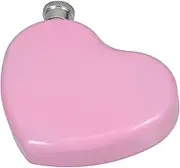 MAGICLULU Mini Hip Flask Heart Shape Portable Stainless Steel Flask for Drinking for Travel and Outdoor