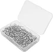 HEALSOPTHY 500pcs Straight Quilting Pins: Glass Head Sewing for Sewing DIY Craft and Dressmaking Positioning Pins for Quilting