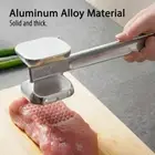 2 Sided Aluminum Alloy Meat Hammer Mallet Tenderizer Beef Pork Steak Kitchen N1