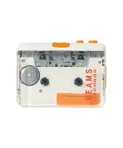 BEAMS RECORDS / Stereo Skelton Cassette Player White From Japan New Type-c