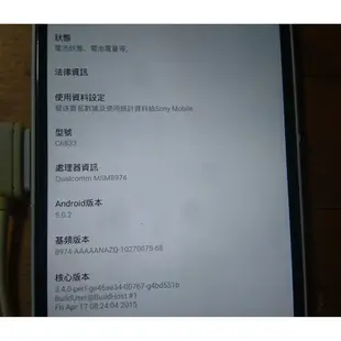 出清經典收藏 Sony Xperia Z Ultra ZU C6833 C6802   功能正常