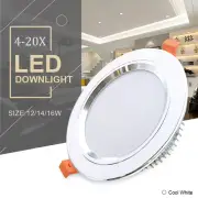 LED Downlights 4X/8X/12X/20X Dimmable 2-Pin Plug Indoor Cool White 12W14W16W