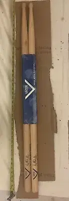 A New Pair Big Mike Clemons Vater signature drum sticks Gospel R&B Long 5B Nude