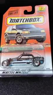 ♧ 1999 Matchbox Dune Buggy #36266, #92 of 100, Blue