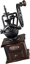 BESTYASH Vintage Manual Coffee Grinder Hand Crank Bean Mill for Coffee Spices Grinding Portable Design for Home Travel Easy to Clean Retro Style Coffee Tool