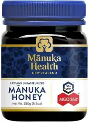 New Manuka Health Manuka Honey MGO 263+ 250g UMF 10+ Upgrade From MGO 250+