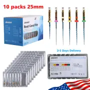 10 Packs Dental Reciprocating Endo Root Canal Niti Files Engine Use 25mm