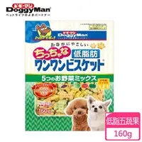 在飛比找PChome24h購物優惠-Doggyman 犬用低脂五蔬果消臭餅乾 160g