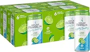 Mount Franklin Lightly Sparkling Water Lime Multipack Mini Cans 24 x 250mL