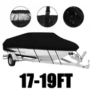 Roxom Heavy Duty Boat Cover Marine Grade Covers Protector 17-19ft Boat Trailer
