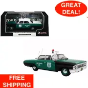 1964 Ford Galaxie 500 Police Car New York Police Department 1/43 Diecast Model
