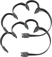 tunghey 2Pack 15 Pin SATA Power Extension Hard Drive Cable 1 Male to 4 Female Splitter Adapter for HDD、SSD、Optical Drives Sata Power Cable (1 to 4)