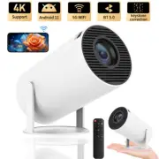 Portable 2.4/5G WiFi Mini Smart Projector Bluetooth Home Video Projector Android