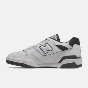 【NEW BALANCE】NB 550 復古運動鞋 休閒鞋 男鞋 女鞋 黑白色(BB550HA1-D)