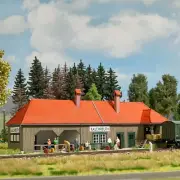 HO Scale Buildings - 1953 - Kalchreuth train station, kit