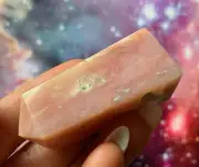 RARE BEAUTIFUL PERUVIAN ANDEAN PINK OPAL POLISHED CRYSTAL TOWER