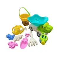 在飛比找蝦皮購物優惠-玩沙工具 兒童玩具 恐龍海灘桶 沙灘玩具 沙灘桶 挖沙 挖土