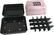 Propagation Trays for Plants, Garden Propagation Box, Portable Standalone Germination Tray for Flowers, Succulents, Vegetables and Garden Supplies