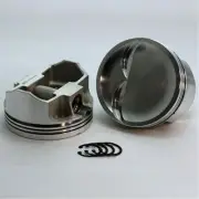 DSS Piston Set 8136-4185; 4.185" Bore -28cc Dish for 1967-2004 Chevy 400 SBC