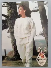 Ladies' Cable Patterned Sweater, 32-40" 8ply - Hayfield Knitting Pattern 2381