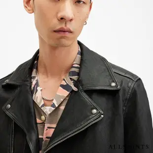 【ALLSAINTS】ROSSER 短版復古羊皮騎士皮衣 M001LA(常規版型)