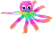 Abaodam Cute Plush Octopus Cat Soft Chew Plaything for Cats Dogs Bright Rainbow Colors Entertaining Octopus Design for Endless Fun