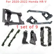 For 2020-22 HR-V Headlight Bumper Bracket Support Beam Front Rear 71150-T7A-J00.