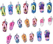 [KONTONTY] Clay Ornament Flops Shape Flop Charms 30pcs Mixed Accessory for Necklace