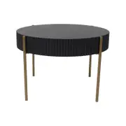 Willow & Silk Round Ribbed Coffee Table