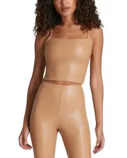Commando Faux Leather Cropped Top